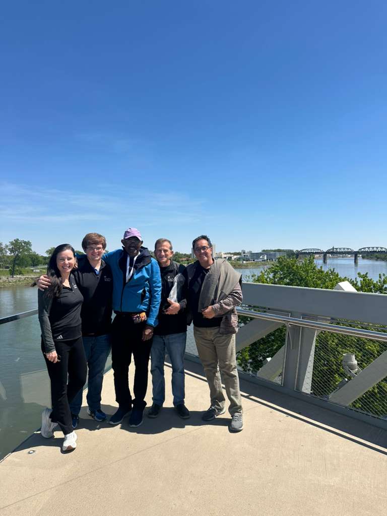 LTM members on bridge walk