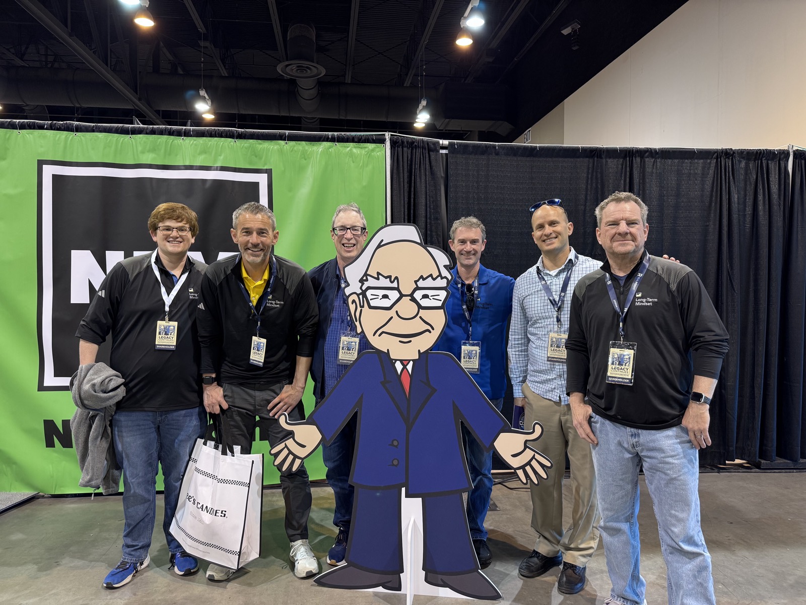 Long-Term Mindset members together at the Berkshire Hathaway annual meeting